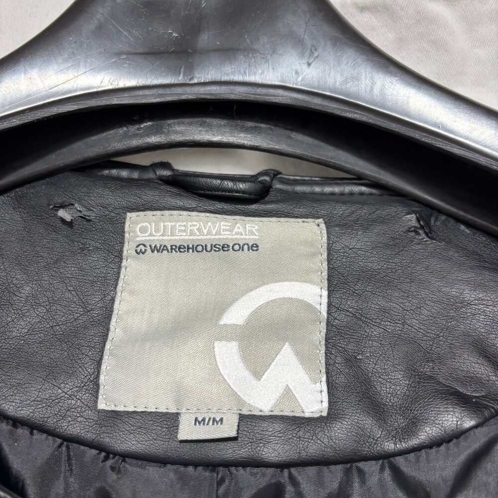 Moto Black Vegan Faux Leather Zippered Jacket - Picture 7 of 8